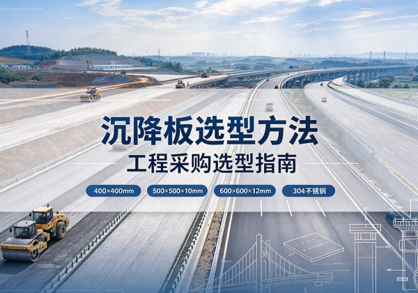 湘桥沉降板选择方法